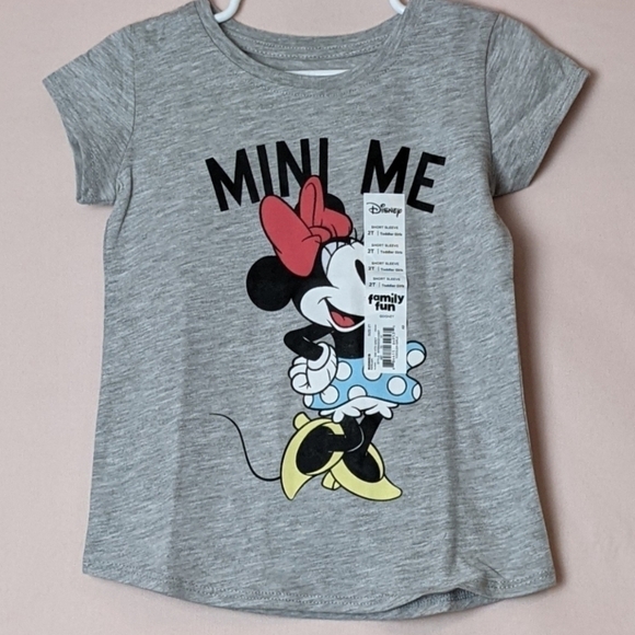 Disney Minnie Mouse Mini Me Gray Tee size 2T - Picture 1 of 4
